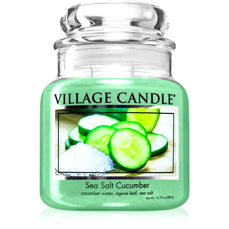 Village Candle Village Candle Sea Salt Cucumber αρωματικό κερί 389 γρ