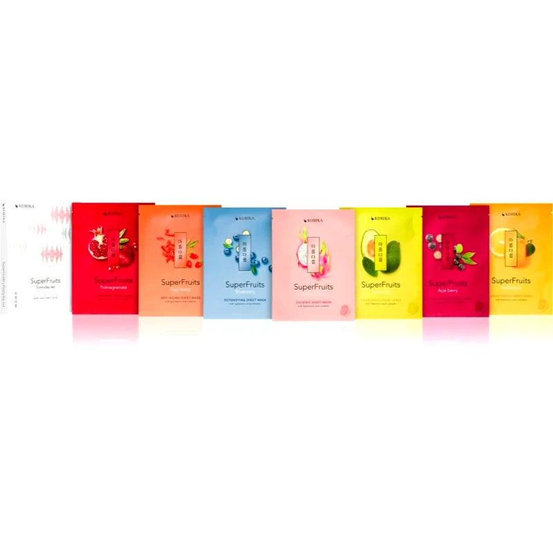 KORIKA KORIKA SuperFruits σετ μάσκες προσώπου