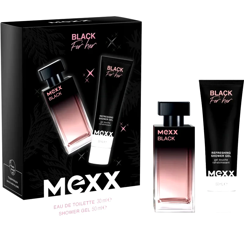 Mexx Mexx Black For Her σετ δώρου για γυναίκες