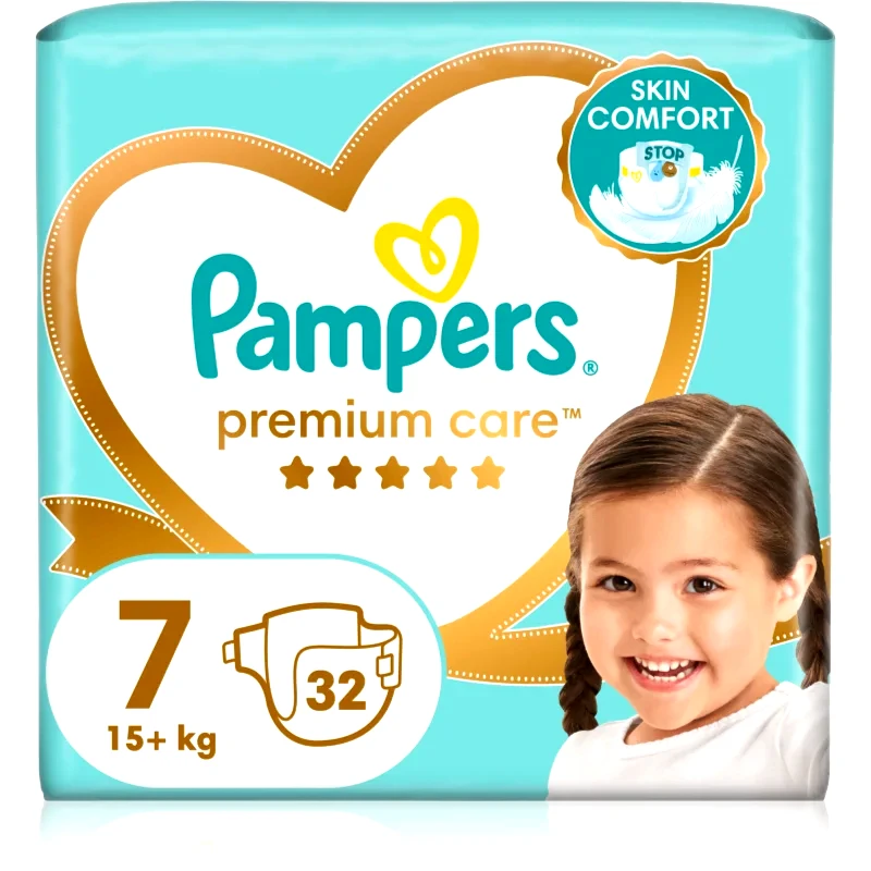 Pampers Pampers Premium Care Size 7 πάνες μίας χρήσης 15+ kg 32 τμχ