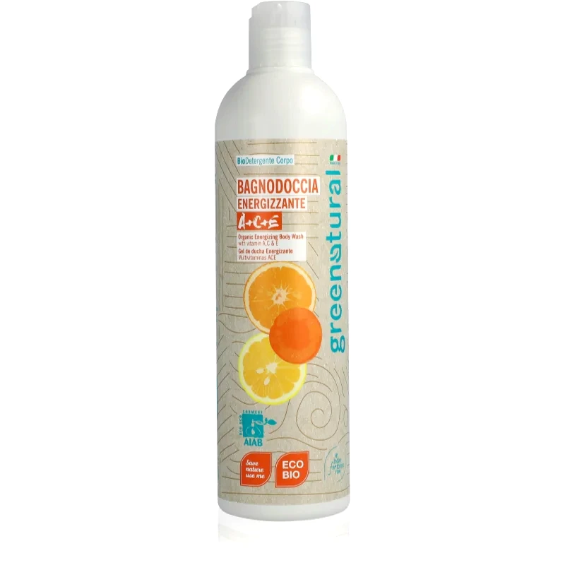 Greenatural Greenatural Body Wash with Vitamins ACE διεγερτικό τζελ για ντους με βιταμίνες A, C, E 250 ml