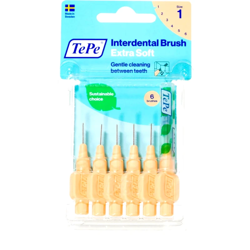 TePe TePe Interdental Brush Extra Soft μεσοδόντια βουρτσάκια Orange 0,45 mm 6 τμχ