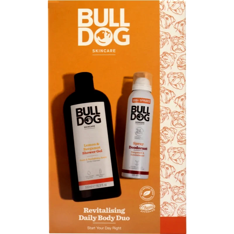 Bulldog Bulldog Lemon & Bergamot Revitalising Body Care Duo σετ δώρου για το σώμα για άντρες