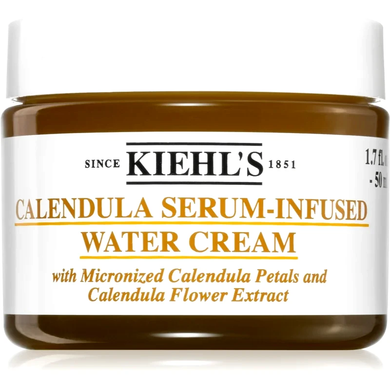 Kiehl's Kiehl's Calendula Serum-Infused Water Cream ελαφριά ενυδατική κρέμα ημέρας για όλους τους τύπους επιδερμίδας ακόμα και ευαίσθητης 50 ml