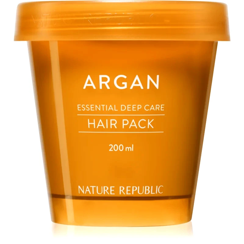 NATURE REPUBLIC NATURE REPUBLIC Argan Essential Deep Care Hair Pack ενυδατική και θρεπτική μάσκα για κατεστραμμένα μαλλιά 200 ml