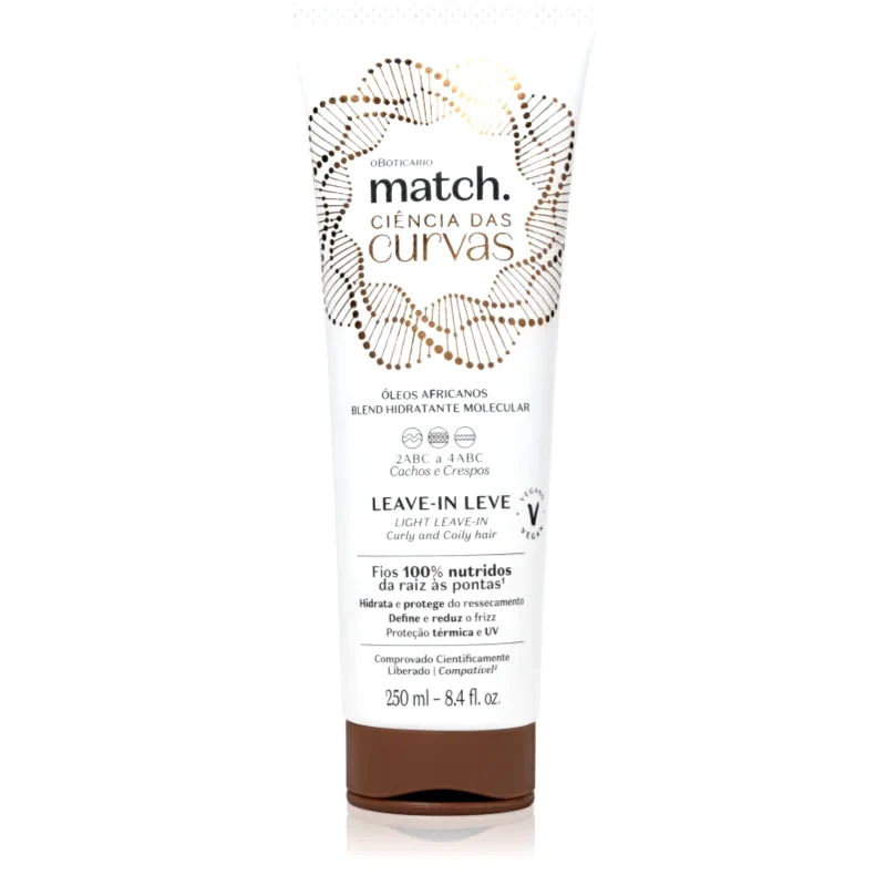 oBoticário oBoticário Match. Science of Curves κρέμα μαλλιών 250 ml