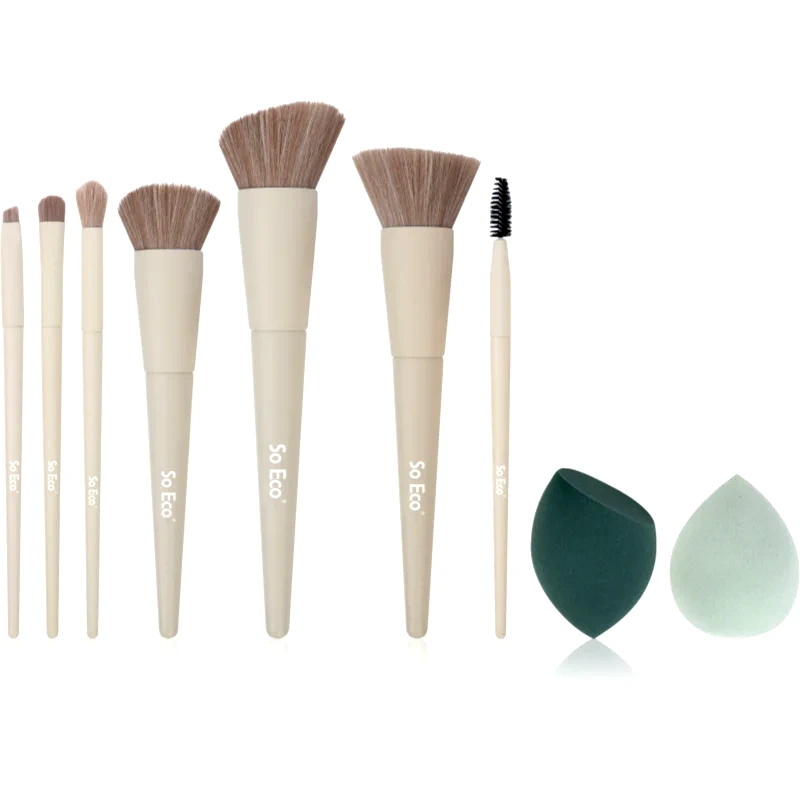 So Eco So Eco Exclusive Brush & Sponge Set Complexion Sponge σετ με πινέλα