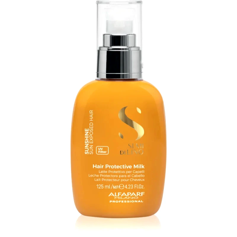 Alfaparf Milano Alfaparf Milano Semi di Lino Sunshine λοσιόν χωρίς ξέβγαλμα για μαλλιά ταλαιπωρημένα από τον ήλιο 125 ml