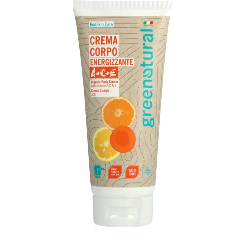 Greenatural Greenatural Body Cream απαλή κρέμα σώματος με βιταμίνες A, C, E 200 ml