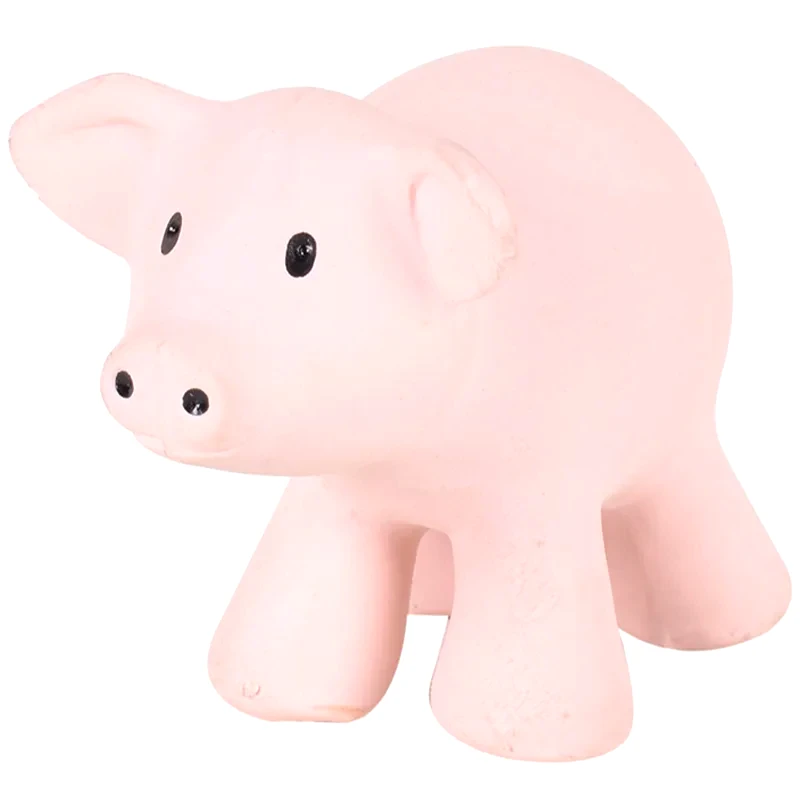 Tikiri Tikiri Farm μασητικό με κουδουνίστρα Pig 1 τμχ