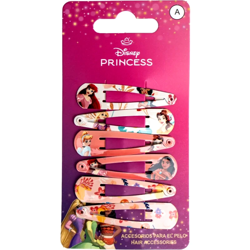 Disney Disney Princess Hair Accessories κλιπ για τα μαλλιά για παιδιά 6 τμχ