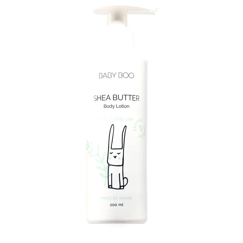 Baby Boo Baby Boo SHEA BUTTER Body Lotion φυσικό παιδικό γαλάκτωμα σώματος με βούτυρο καριτέ 200 ml