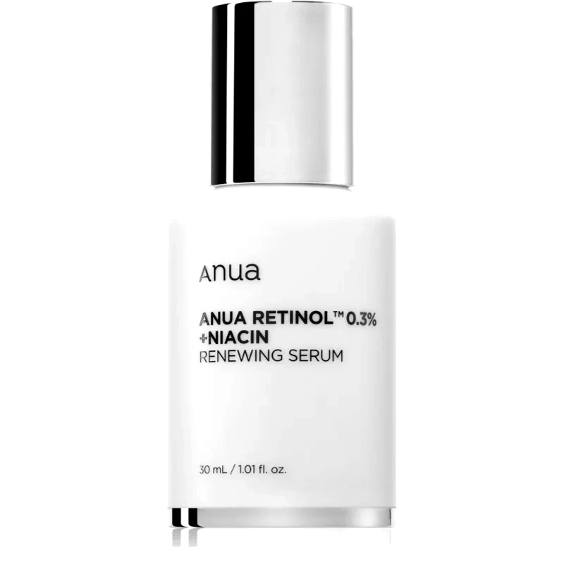 Anua Anua Retinol 0.3% + Niacin Renewing Serum αναζωογονητικός ορός νύχτας για εκτεταμένους πόρους και ρυτίδες 30 ml