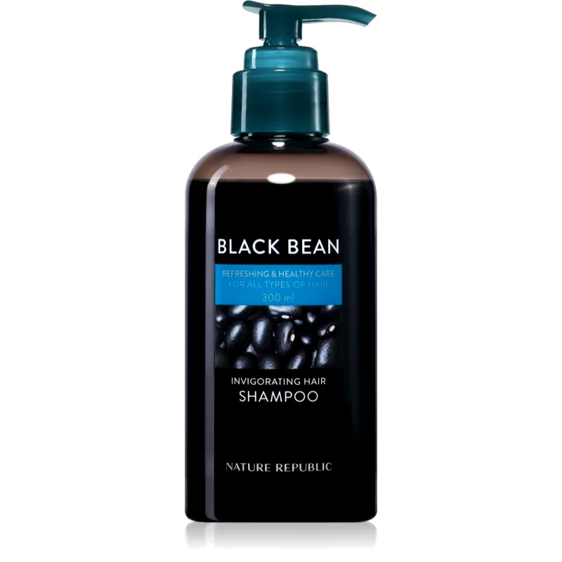 NATURE REPUBLIC NATURE REPUBLIC Black Bean Invigorating Hair Shampoo σαμπουάν κατά της αραιώσης των μαλλιών και τριχόπτωσης 300 ml