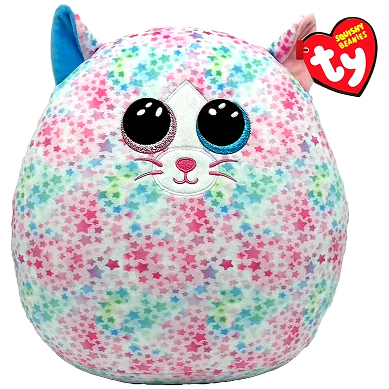Ty Ty Squishy Beanies Emma βελούδινο μαξιλαράκι Multicolor Cat 3y+ 30 εκ
