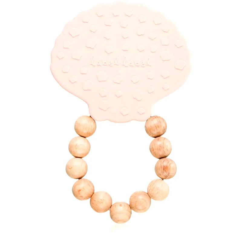 Label Label Label Label Teether Shell μασητικό Pink 1 τμχ