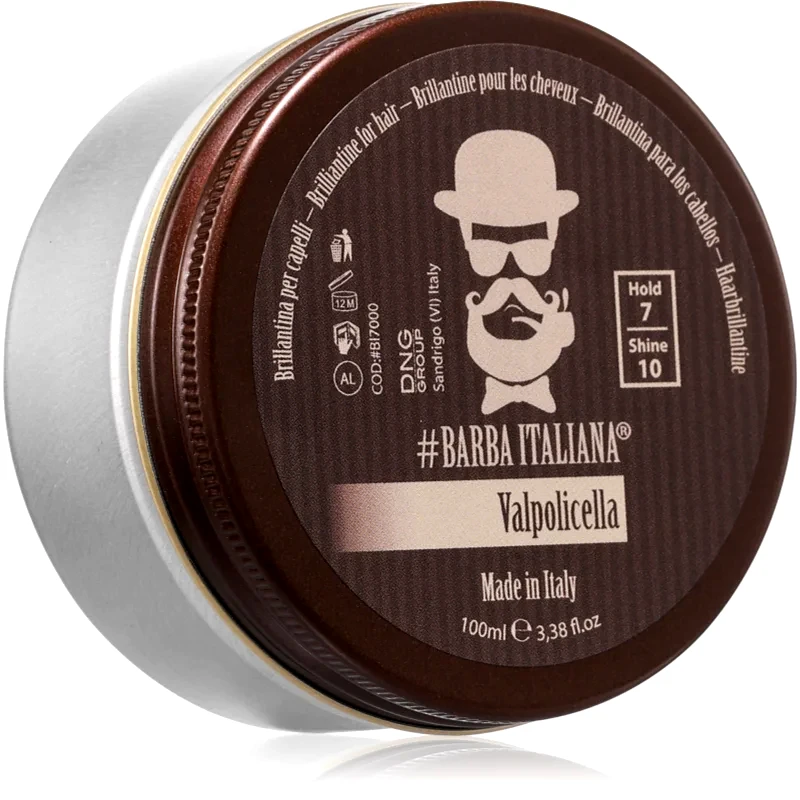 Barba Italiana Barba Italiana Valpolicella μπριγιαντίνη για τα μαλλιά για άντρες 100 ml