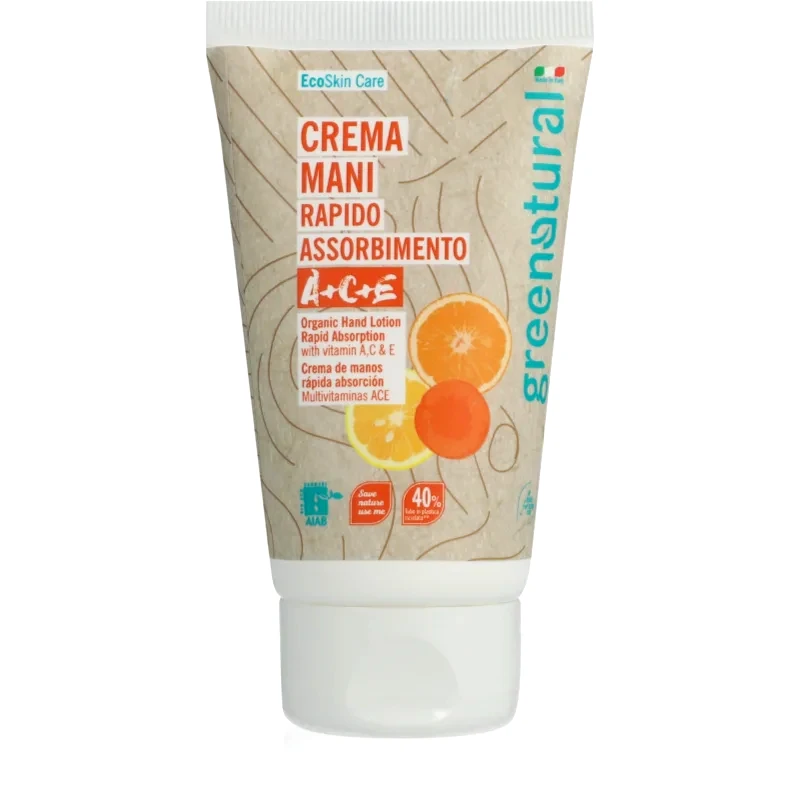 Greenatural Greenatural Hand Cream διεγερτική κρέμα για τα χέρια με βιταμίνη C 75 ml