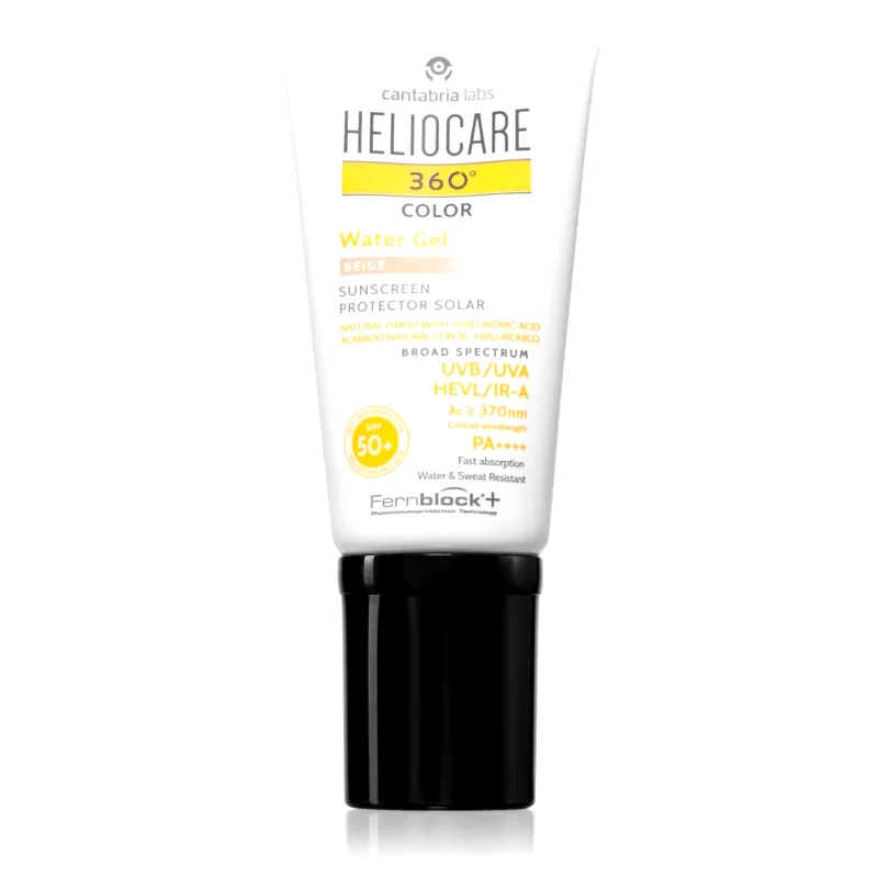 Heliocare Heliocare 360° προστασίας με χρώμα με υφή τζελ SPF 50+ απόχρωση Beige 50 ml
