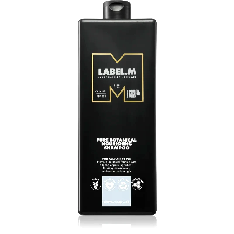 label.m label.m Botanical Nourishing Shampoo εντατικά θρεπτικό σαμπουάν για όλους τους τύπους μαλλιών 1000 ml