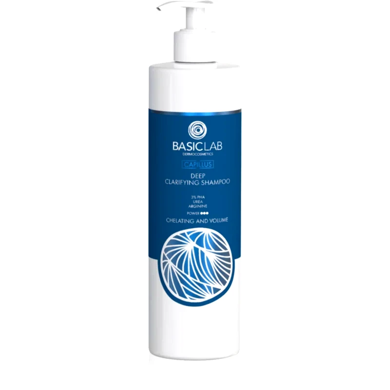 BasicLab BasicLab Dermocosmetics Capillus σαμπουάν βαθύ-καθαρισμού για λιπαρό δέρμα της κεφαλής 300 ml