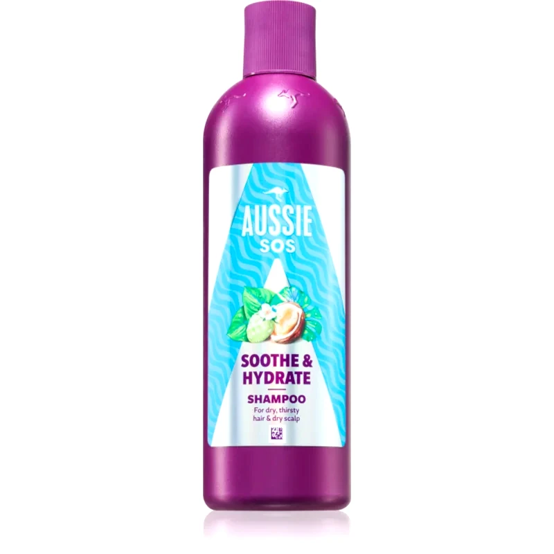 Aussie Aussie SOS Sooth & Hydrate ενυδατικό σαμπουάν για τα μαλλιά 300 ml