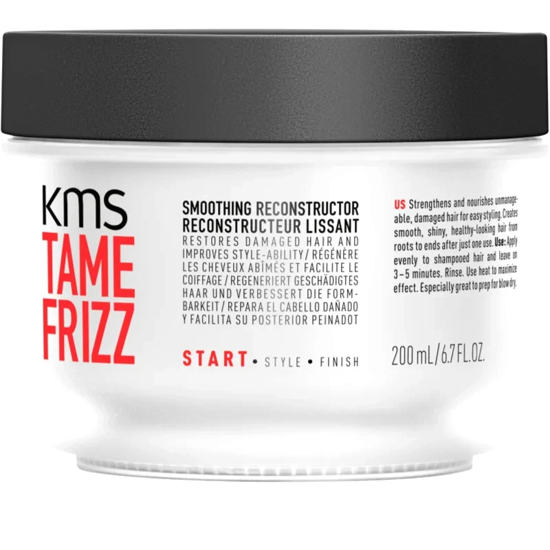 KMS KMS Tame Frizz Smoothing Reconstructor μάσκα μαλλιών για κατεστραμμένα μαλλιά 200 ml
