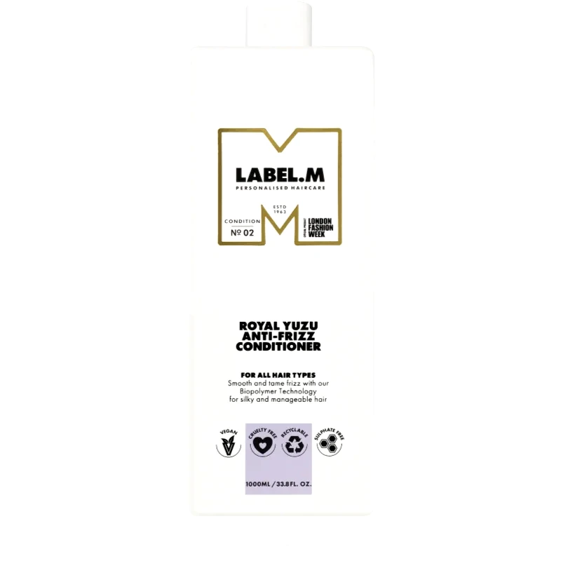 label.m label.m Royal Yuzu κοντίσιονερ για ατίθασα και κρεπαρισμένα μαλλιά 1000 ml
