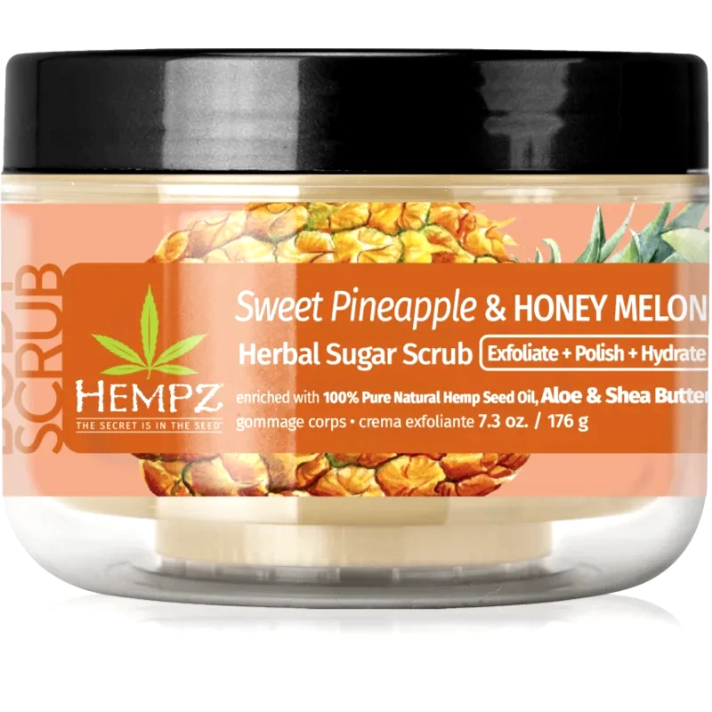 HEMPZ HEMPZ Sweet Pineapple Honey Melon Scrub σώματος 176 γρ