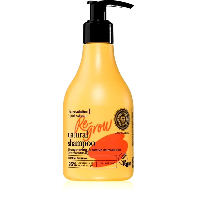 Natura Siberica Natura Siberica Hair Evolution Re-Grow δυναμωτικό σαμπουάν για αδύναμα μαλλιά που είναι επιρρεπή σε τριχόπτωση 245 ml