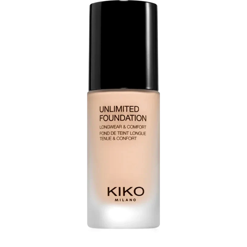 KIKO Milano KIKO Milano Unlimited Foundation μακράς διαρκείας ρευστό μεικ απ με ματ αποτελέσματα απόχρωση 02 Rose 30 ml