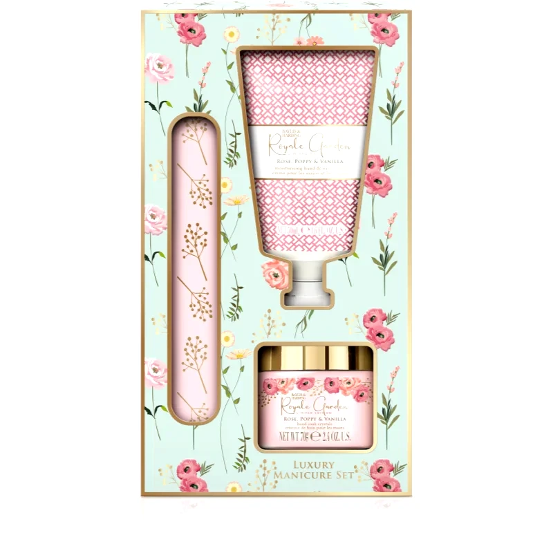 Baylis & Harding Baylis & Harding Royale Garden Rose, Poppy & Vanilla σετ δώρου στα χέρια και νύχια