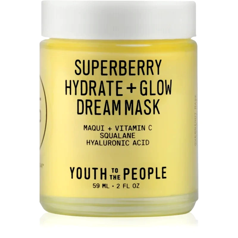 Youth To The People Youth To The People Superberry Hydrate + Glow Dream Mask μάσκα για λαμπρότητα και ενυδάτωση 59 ml