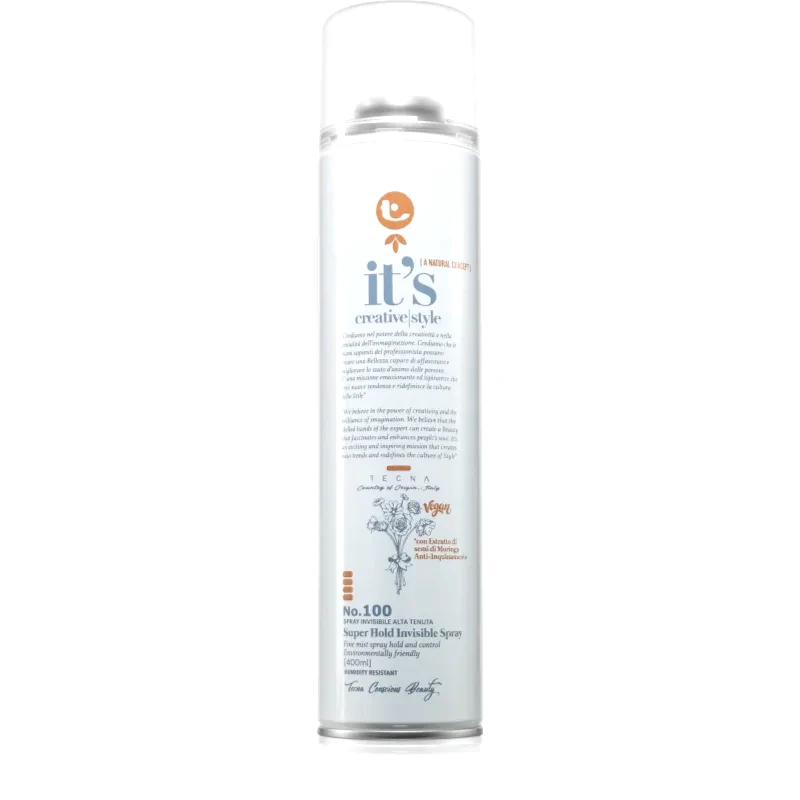 Tecna Tecna It's Creative Style Super Hold Invisible Spray λακ μαλλιών για δυνατό κράτημα 400 ml