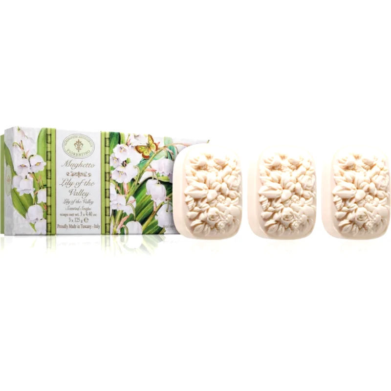 Saponificio Artigianale Fiorentino Saponificio Artigianale Fiorentino Lily Of The Valley Set σετ με στερεά σαπούνια