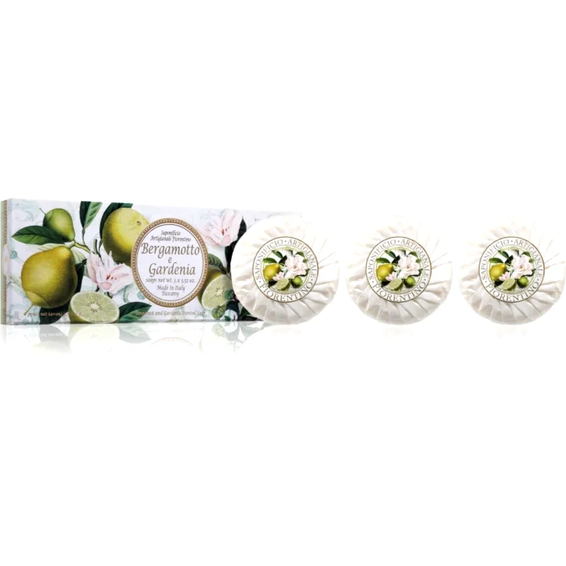Saponificio Artigianale Fiorentino Saponificio Artigianale Fiorentino Bergamot and Gardenia Set σετ με στερεά σαπούνια