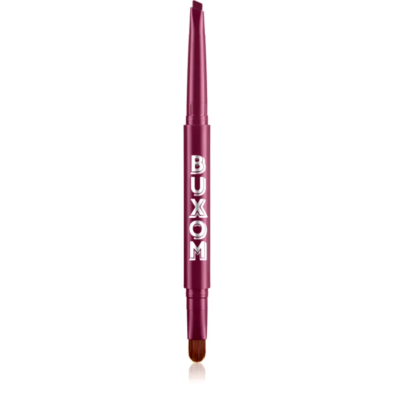 Buxom Buxom POWER LINE™ PLUMPING LIP LINER Κρεμώδες λάινερ χειλιών για αύξηση του αποτελέσματος απόχρωση Powerful Plum 0,3 γρ