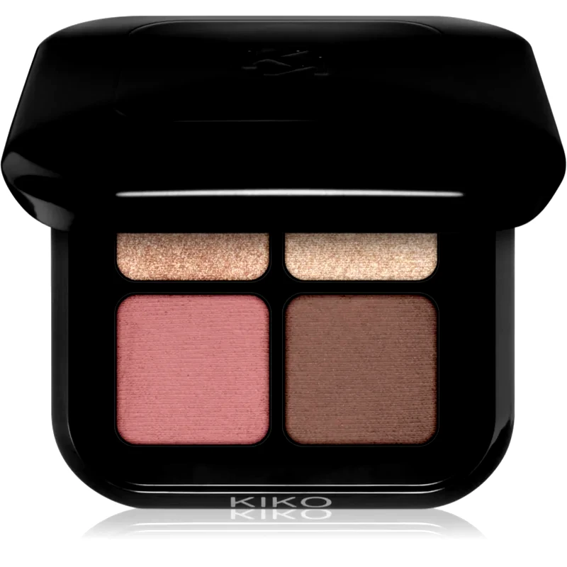 KIKO Milano KIKO Milano New Bright Quartet Παλέτα σκιών για τα μάτια απόχρωση 02 Rosy Mauve Variations 3.5 γρ