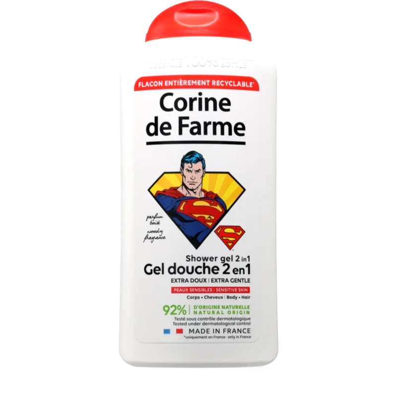 Corine de farme Corine de farme Shower Gel 2 in 1 Superman τζελ για ντους 2 σε 1 300 ml
