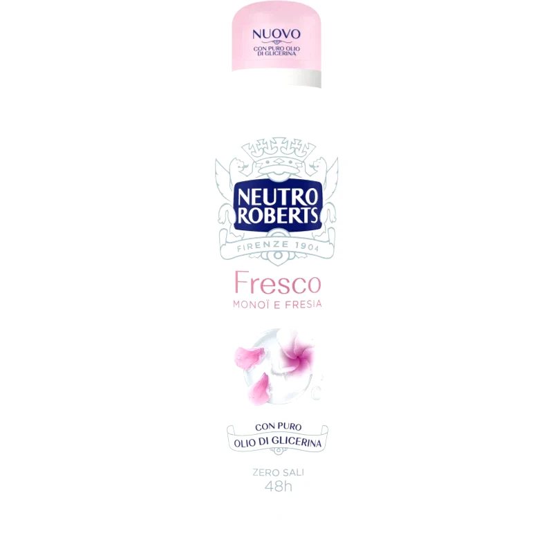 Neutro Roberts Neutro Roberts Monoi e Fresia αποσμητικό σε σπρέι με 48 - ώρη προστασία 150 ml