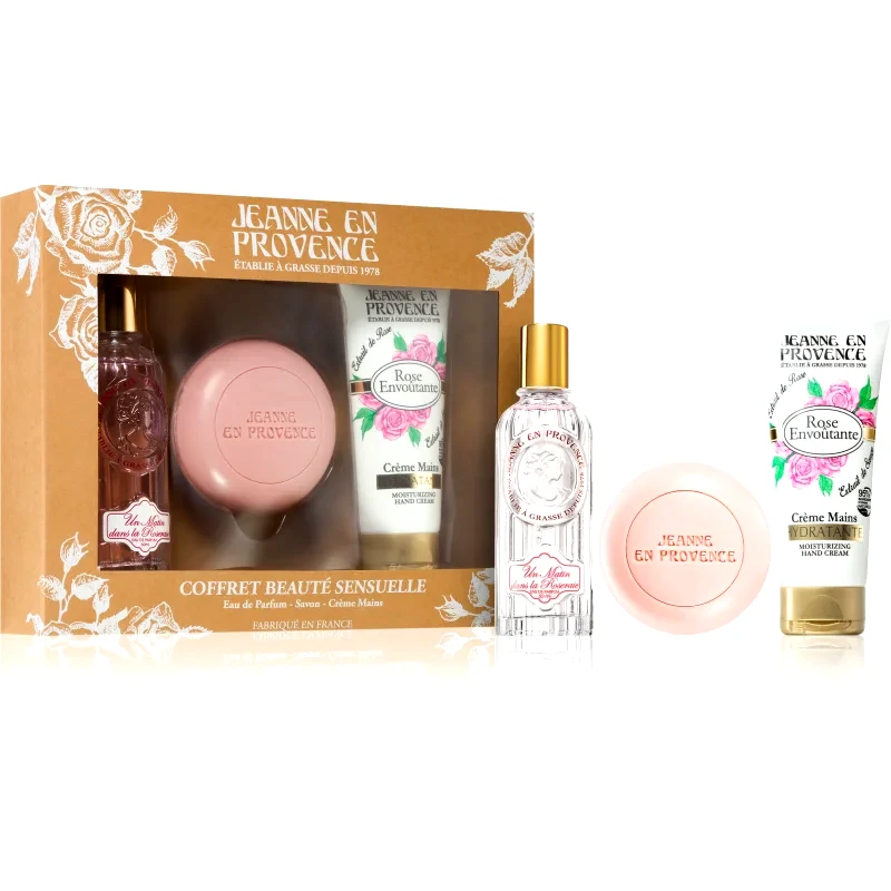 Jeanne en Provence Jeanne en Provence Rose σετ δώρου για γυναίκες 3 τμχ