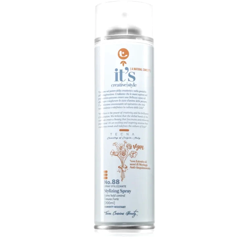 Tecna Tecna It's Creative Style Stylizing Spray λακ μαλλιών για δυνατό κράτημα 200 ml
