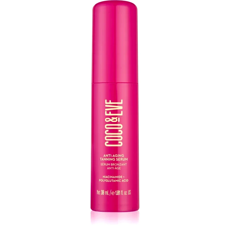 Coco & Eve Coco & Eve Sunny Honey Anti-Aging Tanning Serum ορός αυτομαυρίσματος για πρόσωπο 30 ml