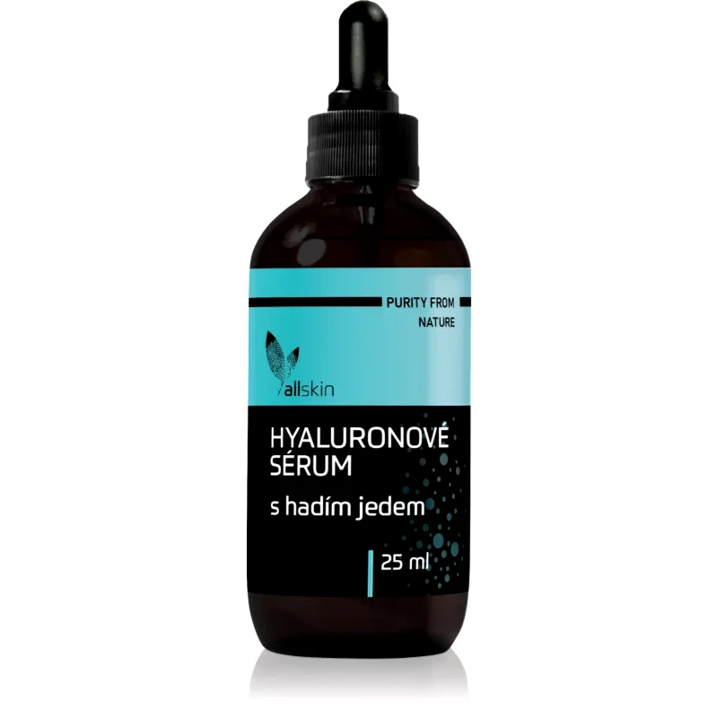 Allnature Allnature Allskin Hyaluronic serum with snake venom υαλουρονικός ορός ενάντια στις ρυτίδες 25 μλ