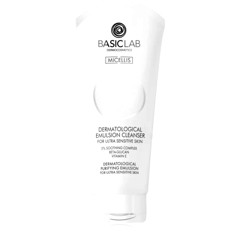 BasicLab BasicLab Dermocosmetics Micellis απαλό καθαριστικό γαλάκτωμα για πολύ ευαίσθητη επιδερμίδα 100 ml