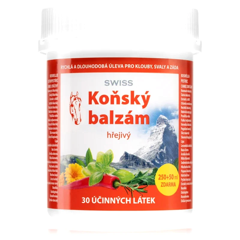 Swiss Swiss Horse balm Warm αρωματικό βάλσαμο για μασάζ 300 ml