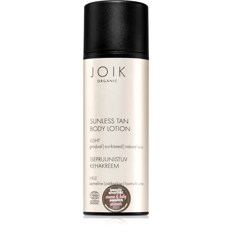 JOIK JOIK Organic Sunless Tan γαλάκτωμα μαυρίσματος για το σώμα Light 150 ml