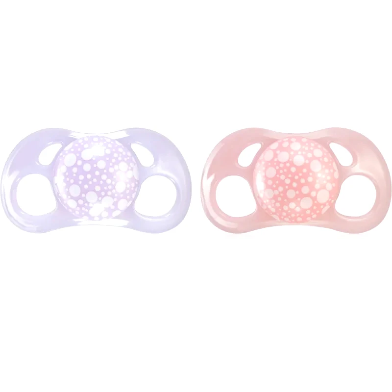 Twistshake Twistshake Orthodontic 6m+ πιπίλα Pink+Purple 2 τμχ