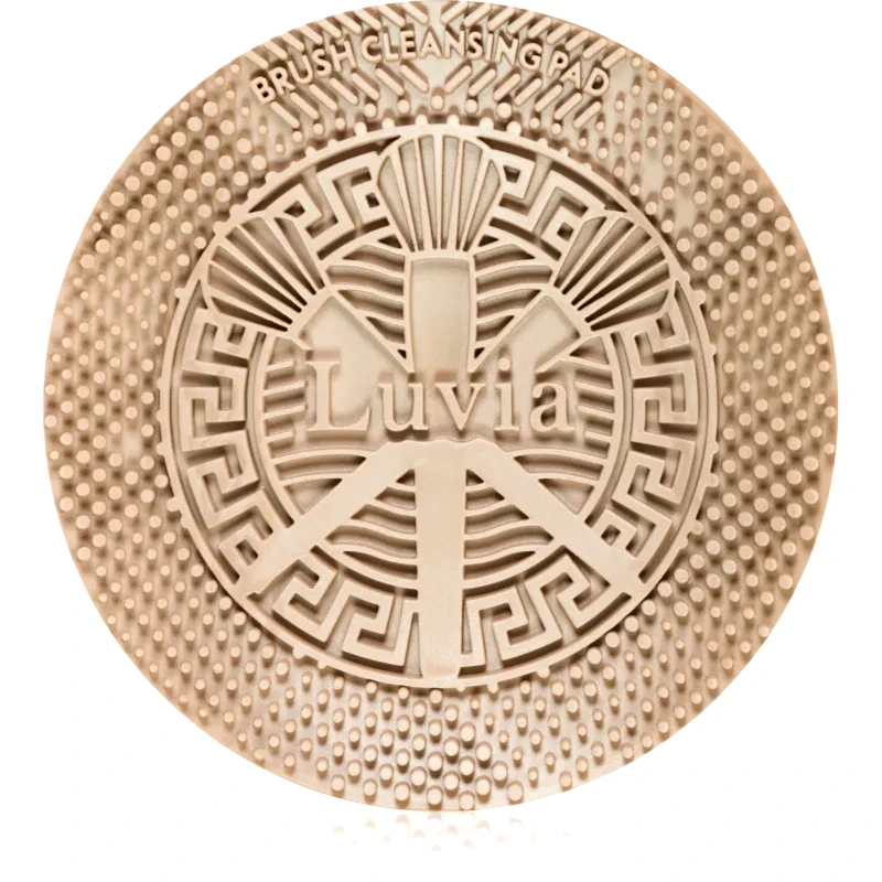 Luvia Cosmetics Luvia Cosmetics Brush Cleansing Pad εργαλείο σιλικόνης για καθάρισμα των πινέλων χρώμα Coffee 1 τμχ