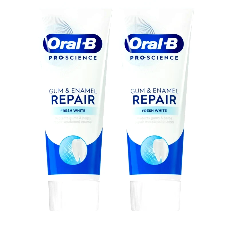 Oral B Oral B Gum & Enamel Repair Fresh White οδοντόκρέμα για φρέσκια αναπνοή 2x75 ml